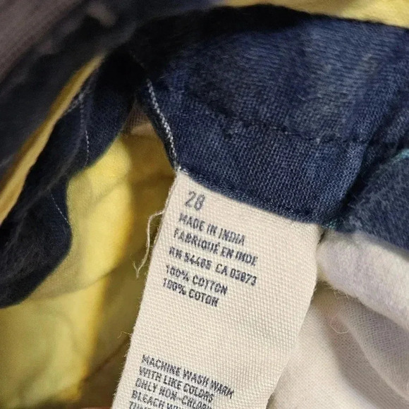 American Eagle Outfitters Patchwork Shorts Men's Size 28 Multicolored Plaid - Picture 4 of 7